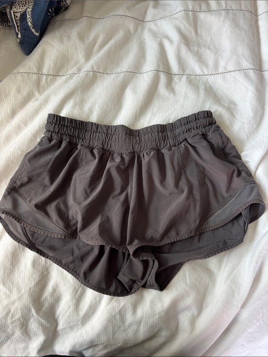 lululemon athletica Pants - Lululemon Hotty Hot Gray Shorts Size 6
